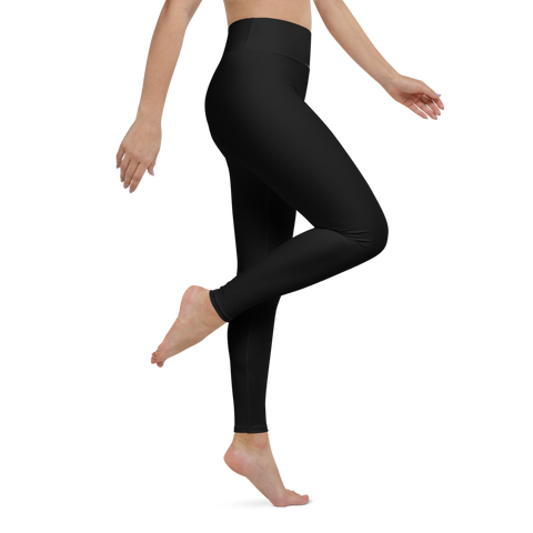 SanosTech™ High Waisted Yoga Leggings (Black)